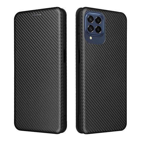 Funda de Cuero Cartera con Soporte Carcasa L06Z para Samsung Galaxy M53 5G Negro