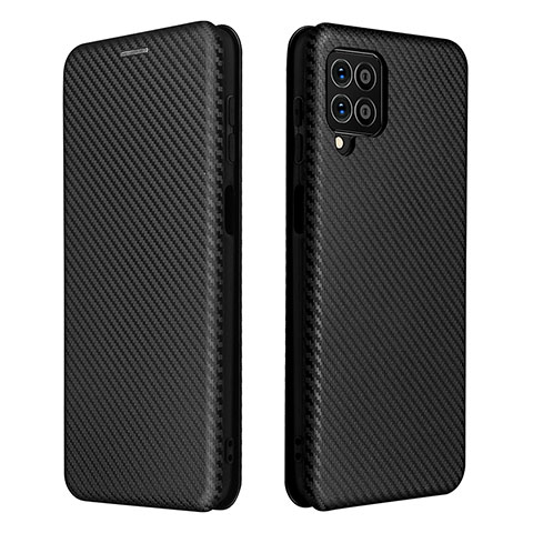 Funda de Cuero Cartera con Soporte Carcasa L06Z para Samsung Galaxy M62 4G Negro