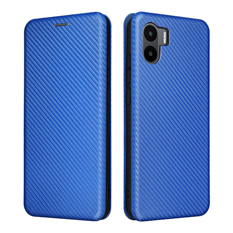 Funda de Cuero Cartera con Soporte Carcasa L06Z para Xiaomi Poco C50 Azul