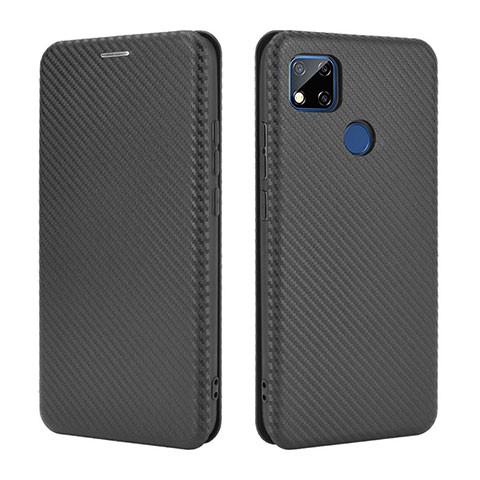 Funda de Cuero Cartera con Soporte Carcasa L06Z para Xiaomi Redmi 9C NFC Negro