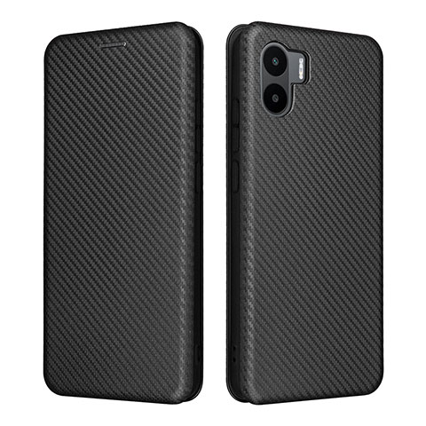 Funda de Cuero Cartera con Soporte Carcasa L06Z para Xiaomi Redmi A1 Negro