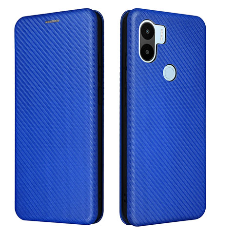 Funda de Cuero Cartera con Soporte Carcasa L06Z para Xiaomi Redmi A1 Plus Azul