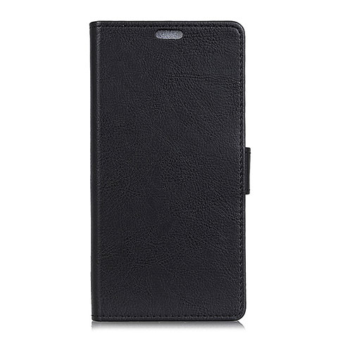 Funda de Cuero Cartera con Soporte Carcasa L07 para Alcatel 1X (2019) Negro