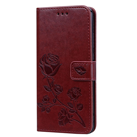 Funda de Cuero Cartera con Soporte Carcasa L07 para Huawei Honor View 10 Lite Marron