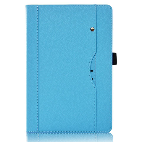 Funda de Cuero Cartera con Soporte Carcasa L07 para Huawei MediaPad M6 8.4 Azul Cielo