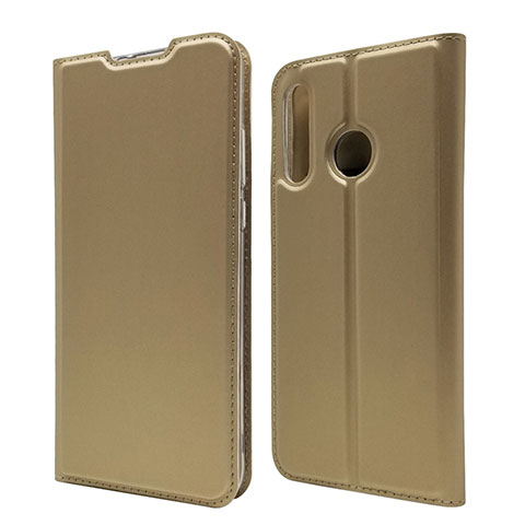 Funda de Cuero Cartera con Soporte Carcasa L07 para Huawei Nova 4e Oro