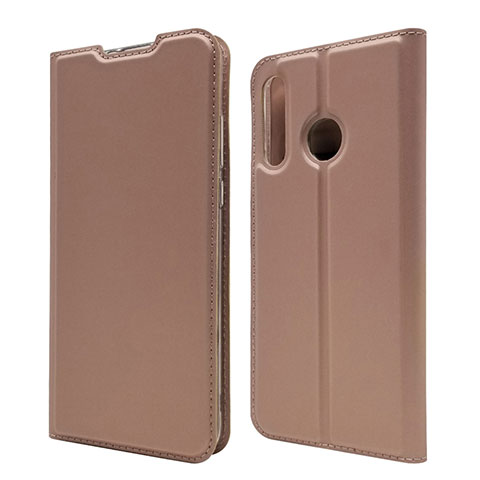 Funda de Cuero Cartera con Soporte Carcasa L07 para Huawei Nova 4e Oro Rosa