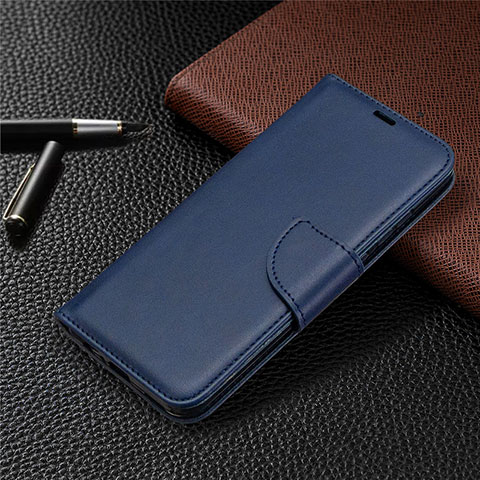 Funda de Cuero Cartera con Soporte Carcasa L07 para Huawei Nova Lite 3 Plus Azul