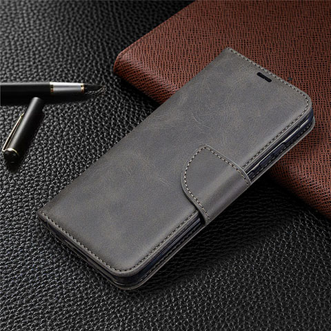 Funda de Cuero Cartera con Soporte Carcasa L07 para Huawei Nova Lite 3 Plus Gris