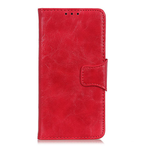 Funda de Cuero Cartera con Soporte Carcasa L07 para Huawei P40 Lite E Rojo