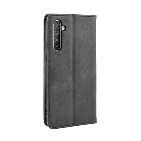 Funda de Cuero Cartera con Soporte Carcasa L07 para Oppo K5 Negro