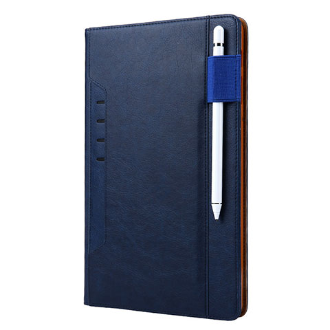 Funda de Cuero Cartera con Soporte Carcasa L07 para Samsung Galaxy Tab S6 10.5 SM-T860 Azul