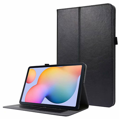 Funda de Cuero Cartera con Soporte Carcasa L07 para Samsung Galaxy Tab S7 11 Wi-Fi SM-T870 Negro