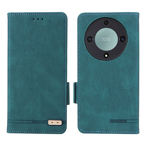 Funda de Cuero Cartera con Soporte Carcasa L07Z para Huawei Honor Magic5 Lite 5G Verde