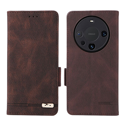 Funda de Cuero Cartera con Soporte Carcasa L07Z para Huawei Mate 60 Pro+ Plus Marron