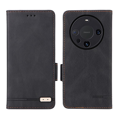 Funda de Cuero Cartera con Soporte Carcasa L07Z para Huawei Mate 60 Pro+ Plus Negro