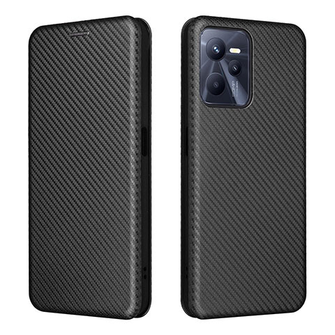 Funda de Cuero Cartera con Soporte Carcasa L07Z para Realme C35 Negro