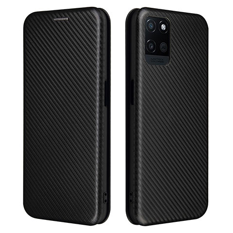 Funda de Cuero Cartera con Soporte Carcasa L07Z para Realme V11s 5G Negro