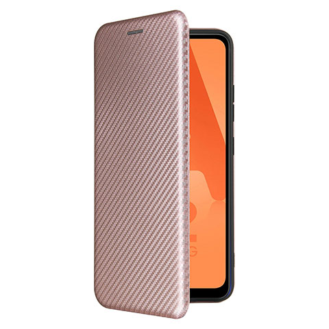 Funda de Cuero Cartera con Soporte Carcasa L07Z para Samsung Galaxy A32 4G Oro Rosa