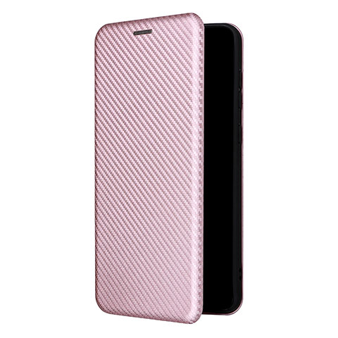 Funda de Cuero Cartera con Soporte Carcasa L07Z para Samsung Galaxy A73 5G Oro Rosa