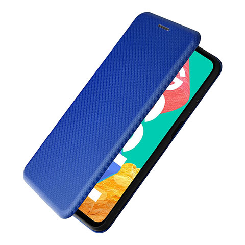 Funda de Cuero Cartera con Soporte Carcasa L07Z para Samsung Galaxy M33 5G Azul