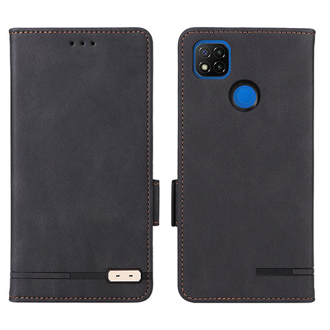 Funda de Cuero Cartera con Soporte Carcasa L07Z para Xiaomi POCO C3 Negro