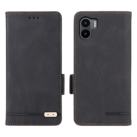 Funda de Cuero Cartera con Soporte Carcasa L07Z para Xiaomi Poco C50 Negro