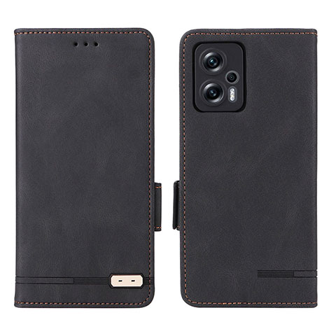 Funda de Cuero Cartera con Soporte Carcasa L07Z para Xiaomi Poco X4 GT 5G Negro