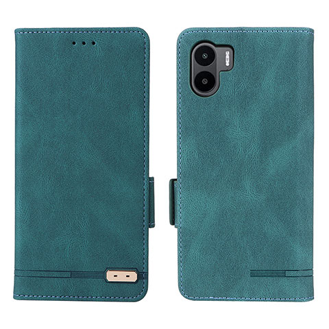 Funda de Cuero Cartera con Soporte Carcasa L07Z para Xiaomi Redmi A2 Plus Verde