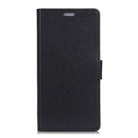 Funda de Cuero Cartera con Soporte Carcasa L08 para Asus Zenfone Max ZB555KL Negro