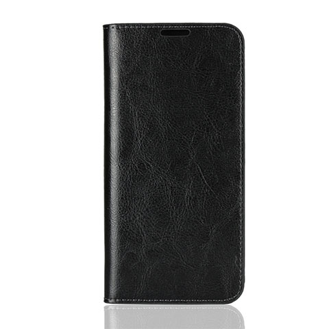 Funda de Cuero Cartera con Soporte Carcasa L08 para Huawei Honor 8X Negro