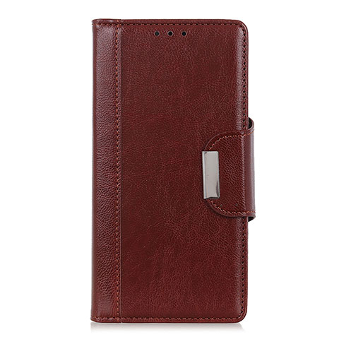 Funda de Cuero Cartera con Soporte Carcasa L08 para Huawei Honor 9C Marron