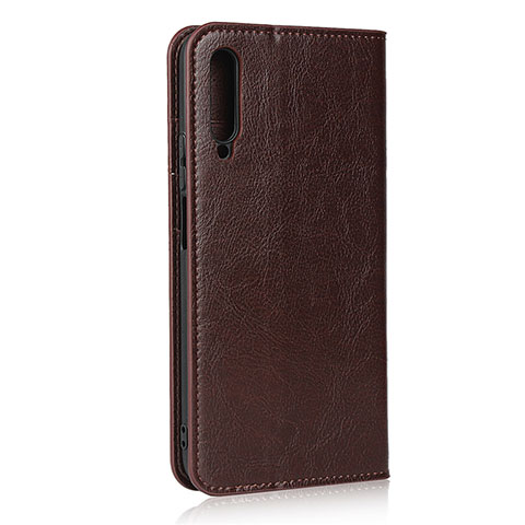 Funda de Cuero Cartera con Soporte Carcasa L08 para Huawei Honor 9X Pro Marron