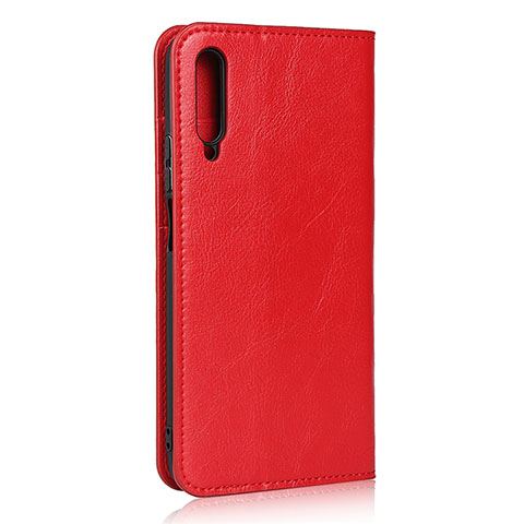 Funda de Cuero Cartera con Soporte Carcasa L08 para Huawei Honor 9X Pro Rojo