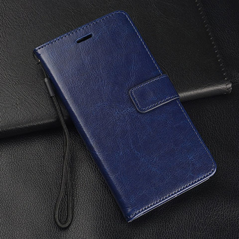 Funda de Cuero Cartera con Soporte Carcasa L08 para Huawei Mate 20 Lite Azul