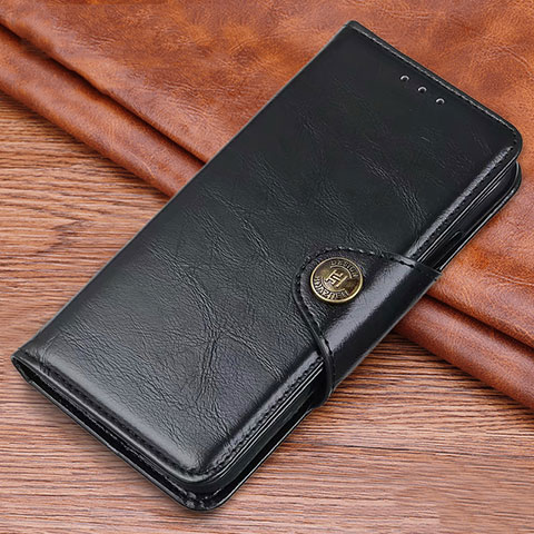 Funda de Cuero Cartera con Soporte Carcasa L08 para Huawei Nova 6 SE Negro