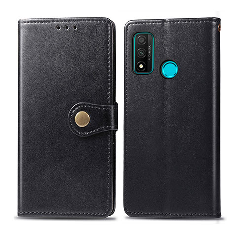 Funda de Cuero Cartera con Soporte Carcasa L08 para Huawei P Smart (2020) Negro