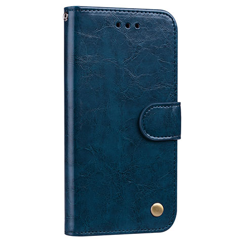 Funda de Cuero Cartera con Soporte Carcasa L08 para Huawei P20 Pro Azul