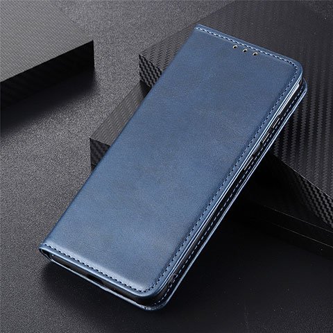 Funda de Cuero Cartera con Soporte Carcasa L08 para LG K41S Azul