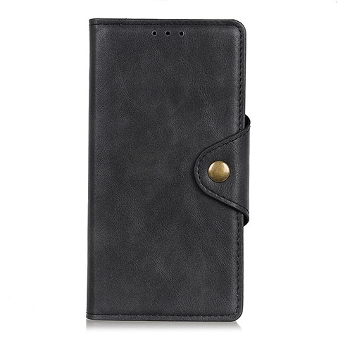 Funda de Cuero Cartera con Soporte Carcasa L08 para Oppo Reno5 Pro+ Plus 5G Negro