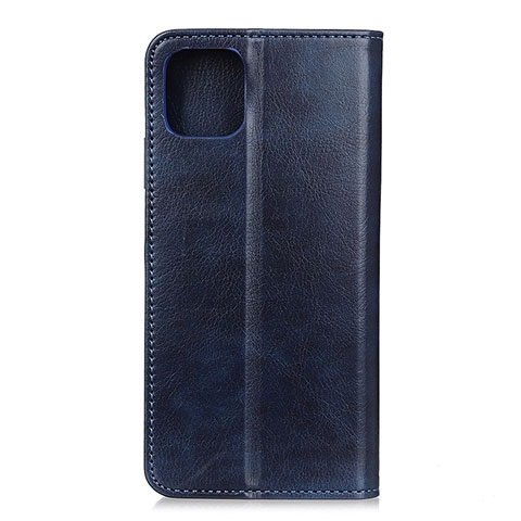 Funda de Cuero Cartera con Soporte Carcasa L08 para Samsung Galaxy A71 5G Azul