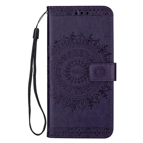 Funda de Cuero Cartera con Soporte Carcasa L08 para Samsung Galaxy S20 Plus 5G Morado