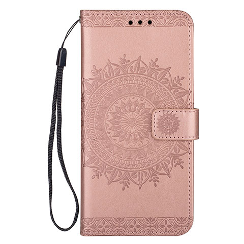 Funda de Cuero Cartera con Soporte Carcasa L08 para Samsung Galaxy S20 Plus 5G Oro Rosa