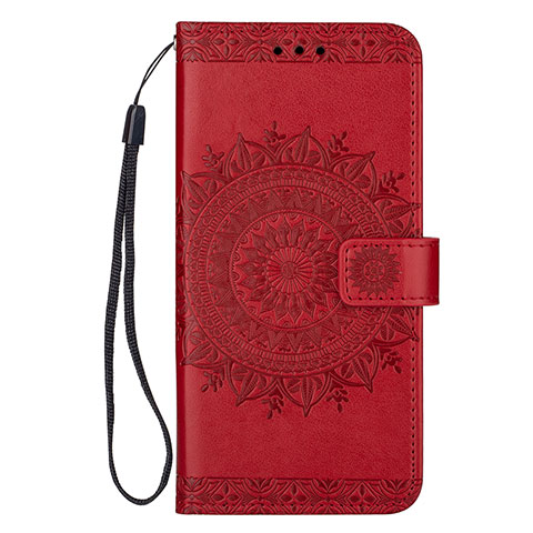 Funda de Cuero Cartera con Soporte Carcasa L08 para Samsung Galaxy S20 Plus 5G Rojo