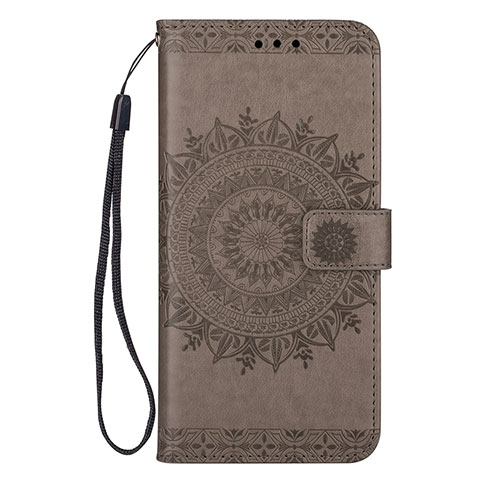 Funda de Cuero Cartera con Soporte Carcasa L08 para Samsung Galaxy S20 Plus Gris