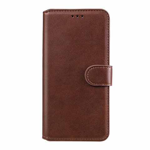 Funda de Cuero Cartera con Soporte Carcasa L08 para Xiaomi Redmi Note 9 Pro Max Marron