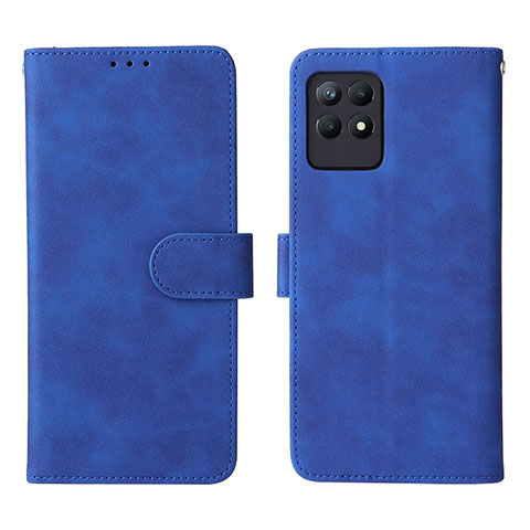 Funda de Cuero Cartera con Soporte Carcasa L08Z para Realme 8i Azul