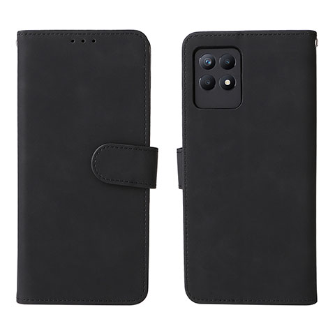 Funda de Cuero Cartera con Soporte Carcasa L08Z para Realme 8i Negro