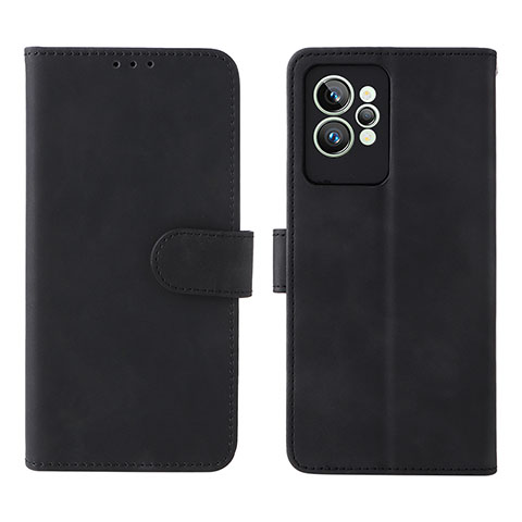 Funda de Cuero Cartera con Soporte Carcasa L08Z para Realme GT2 Pro 5G Negro