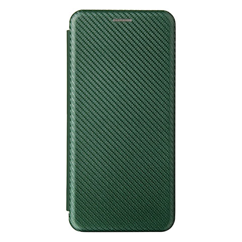 Funda de Cuero Cartera con Soporte Carcasa L08Z para Samsung Galaxy A12 Nacho Verde